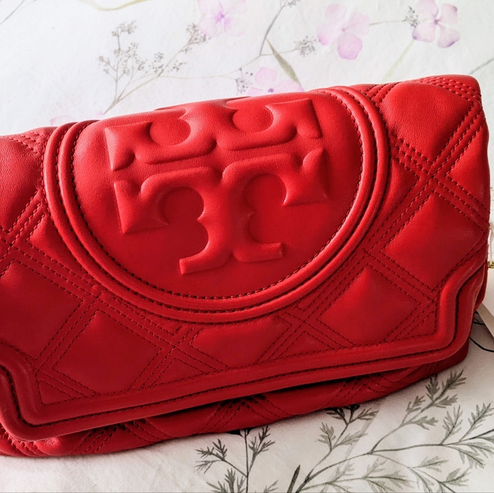 Tory Burch Red Clutch